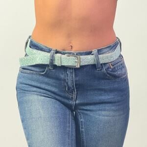 Blue Shimmery Belt